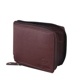 NICE PURSE Men Leather Zip Around Wallet image 2