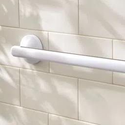 Home Centre White Solid Plastic Towel Holder image 2