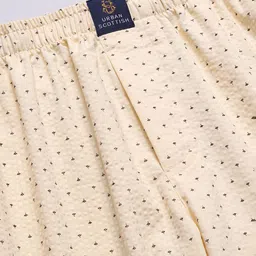 URBAN SCOTTISH Men Polka Dot Printed Regular Fit Cotton Lounge Pants with Side Pockets image 4