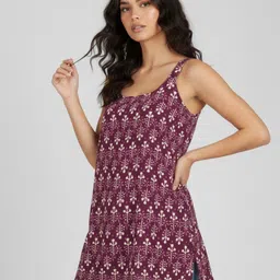 Anouk Rustic Ethnic Motifs Printed Straight Kurti-picture-19