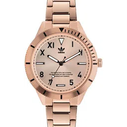 ADIDAS Originals Unisex Brass Dial & Stainless Steel Bracelet Style Straps Analogue Watch AOFH22063-picture-18