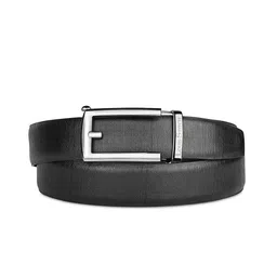 LOUIS STITCH Men Textured Leather Formal Belt image 2