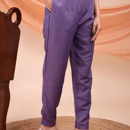 Moda Rapido Women Floral Embroidered Regular Thread Work Kurta with Trousers & With Dupatta image 3