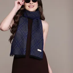 Cayman Woven Design Woollen Stole-image-31