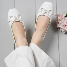 CORSICA Women Solid Casual Flats with Buckles image 3