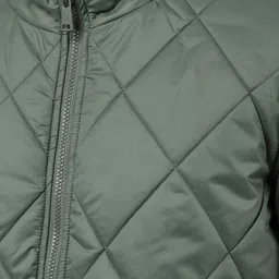 Numero Uno Men Mock Collar Solid Casual Quilted Jacket image 5