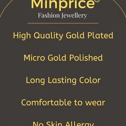 Minprice Brass Gold-Plated Handcrafted Chain image 5