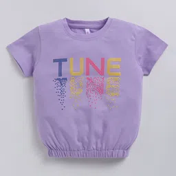Ginie Girls Printed Round Neck Blouson Top-picture-14