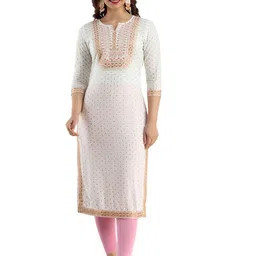 STYLE ANGEL Women Ethnic Motifs Embroidered Festive Straight Kurtas-image-45