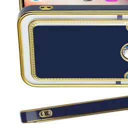 Luxury Kase Solid iPhone 11 Electroplated Phone Case With Card Holder Back Case image 4