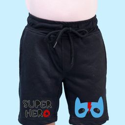 NUSYL Boys Graphic Printed Regular Fit Mid-Rise Shorts-picture-12