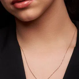 KYMEE Sterling Silver 18KT Gold-Plated Stone Studded Vermeil Star and Bar Style Chain-picture-40