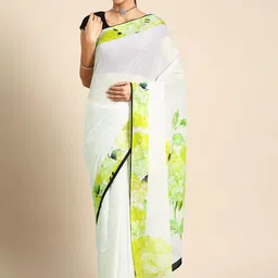 BUTA BUTI Polka Dot Pure Cotton Saree-picture-38