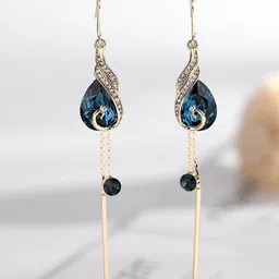 Anouk Teardrop Shaped Drop Earrings-picture-40