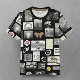 HELLCAT Boys 2 Printed Applique T-shirt image 5