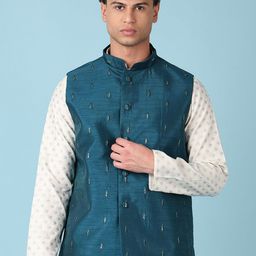 V-Mart Embroidered Woven Nehru Jacket-picture-41