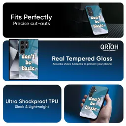 QRIOH Typography Printed Samsung Galaxy M55s Silicone Back Case image 2