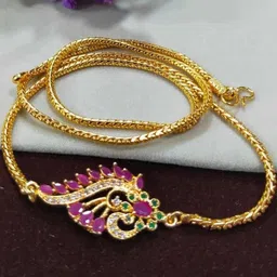 Princy Enterprise Gold-Plated Brass Necklace-image-54