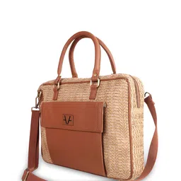 Avake Unisex Solid Detachable Sling Strap Laptop Bag image 3