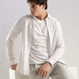 Calvin Klein Jeans Men Slim Fit Opaque Striped Casual Shirt-picture-25
