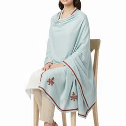 Vrinde Women Floral Embroidered Pashmina Shawl-picture-56