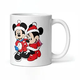 Mr UVD White & Red Printed Ceramic Glossy Mug 350 ml image 3