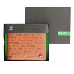 United Colors of Benetton Men Typography Printed Leather Two Fold Wallet-picture-36