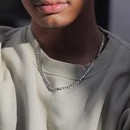 Roadster Silver-Plated Stainless Steel Minimal Necklace image 2