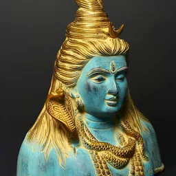 Exotic India Blue Religious Figurine Showpiece-picture-20