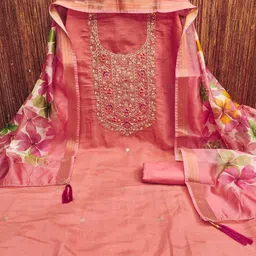 SYS Brand - Shop Your Style Embroidered Unstitched Dress Material image 3