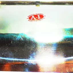 epraiser Stainless Steel Chrome Plated Modern Square Tissue/Paper Holder with Lid Steel Toilet Paper Holder image 2