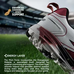 hundred Pitch Force Limited Edition Cricket Shoes For Men image 4