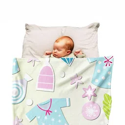 HOME PLUS STUDIOS Lime Green Cartoon Characters Microfiber AC Room Comforter image 5