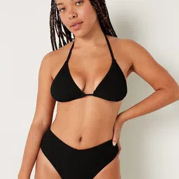 Victoria's Secret PINK Crinkle High-Waist Cheeky Bikini Bottom-picture-27