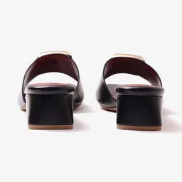 Pair ie Tales Block Mules with Buckles image 3