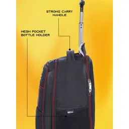 SWISS MILITARY Textured Soft-Sided Cabin BackpackCum Overnighter Trolley Bag image 2