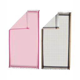 Aura Blue & Pink 2 Cotton 210 GSM Bath Towel image 3