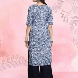 Ethnic basket Women Pack Of 2 Multicoloured Crepe Kurtas image 3