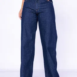 NU CLOTHS Women Comfort Wide Leg High-Rise Stretchable Jeans-picture-26