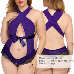 GuSo Shopee Women Multicoloured Net Baby Dolls image 2