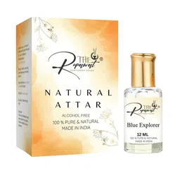 THE RUPAWAT Perfumery House Blue Explorer 100% Natural & Pure Alcohol Free Attar - 12 ml-picture-26