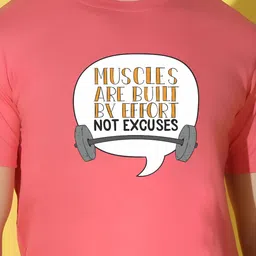 KaamBhari Typography Printed Regular Fit Pure Cotton T-shirt image 4