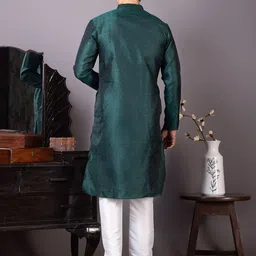 DEVOILER Men Jacquard Kurta image 5