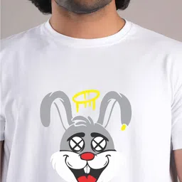 HESHA Typography Printed Round Neck Regular Fit Pure Cotton T-Shirt image 2