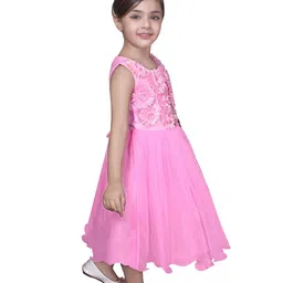 Miss & Chief Floral Net Fit & Flare Dress image 3