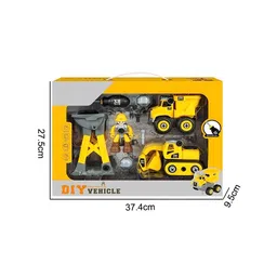 ADKD Kids Mini JCB Construction Toy Set image 2