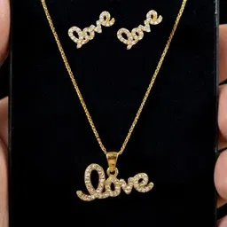 ZOERIA Unisex Brass Gold-Plated Chain image 2