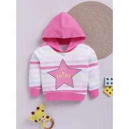 YK X Tinyo Infant Girls Striped Hooded Cotton T-shirt-picture-47