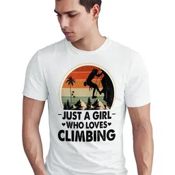 Seekbuylove Men White Printed Round Neck Short Sleeves Cotton Causal T-shirt image 1