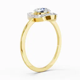 Sparkles Lab Grown Diamond 14kt Yellow Gold ring image 2